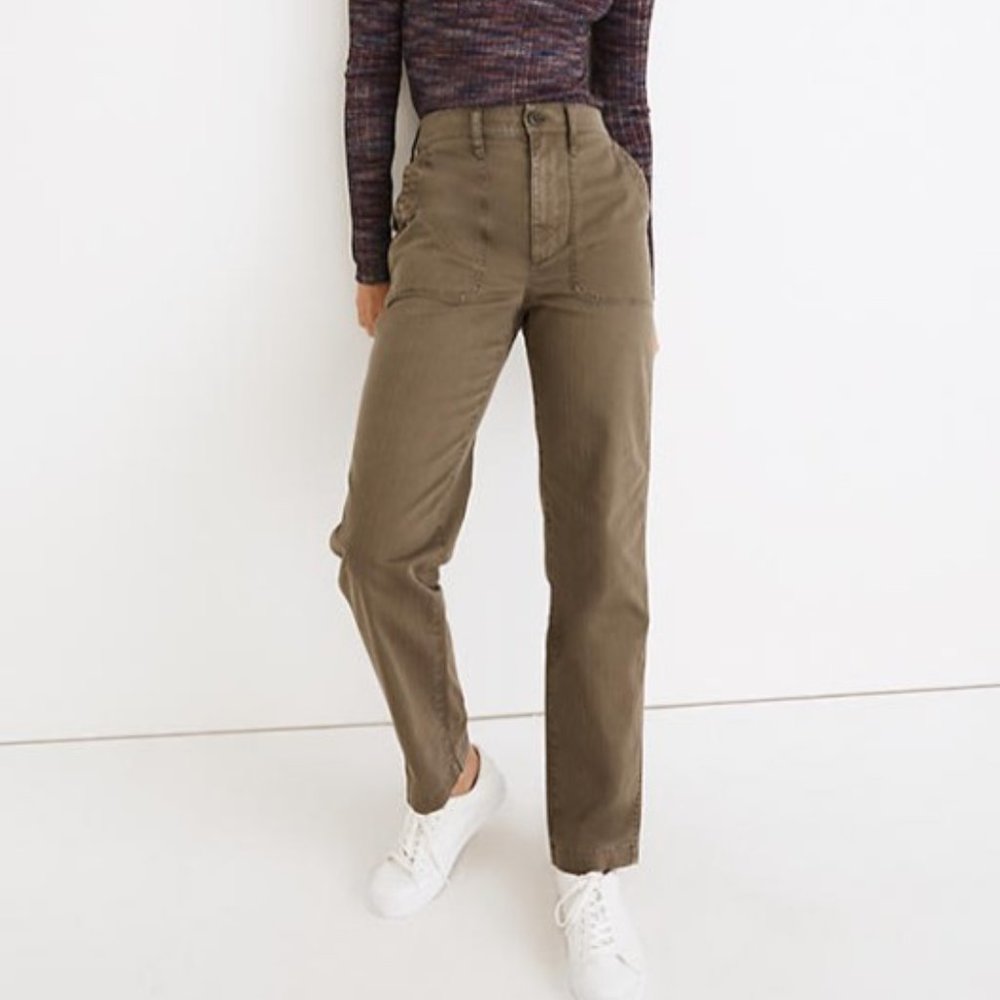 Madewell The Perfect Straight Workwear Pants
